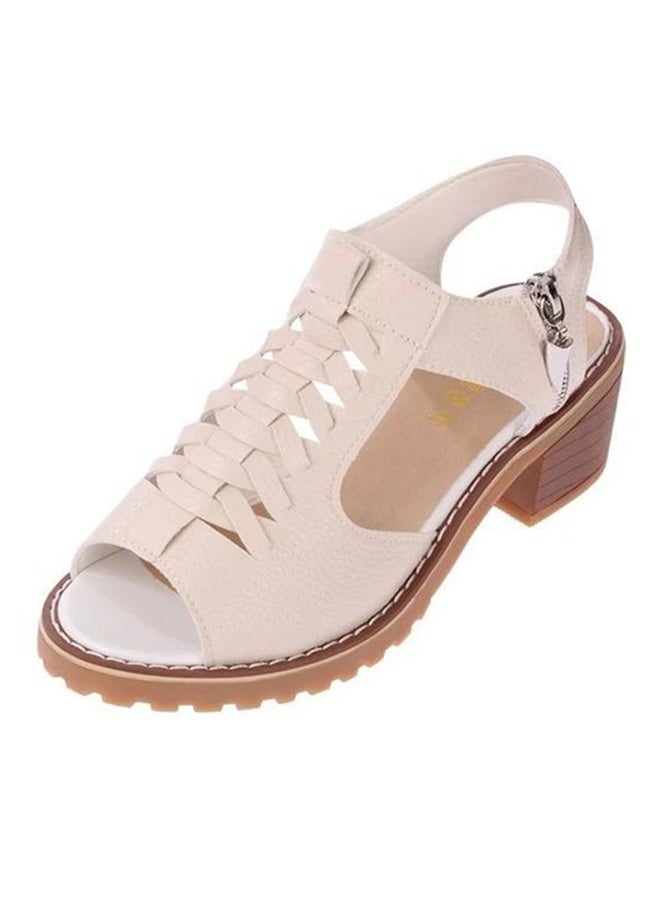 Retro Casual Sandals Beige/Brown  - Image 1