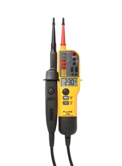 FLUKE Two-Pole Voltage And Continuity Testers Yellow/Black/Red  - Image 1
