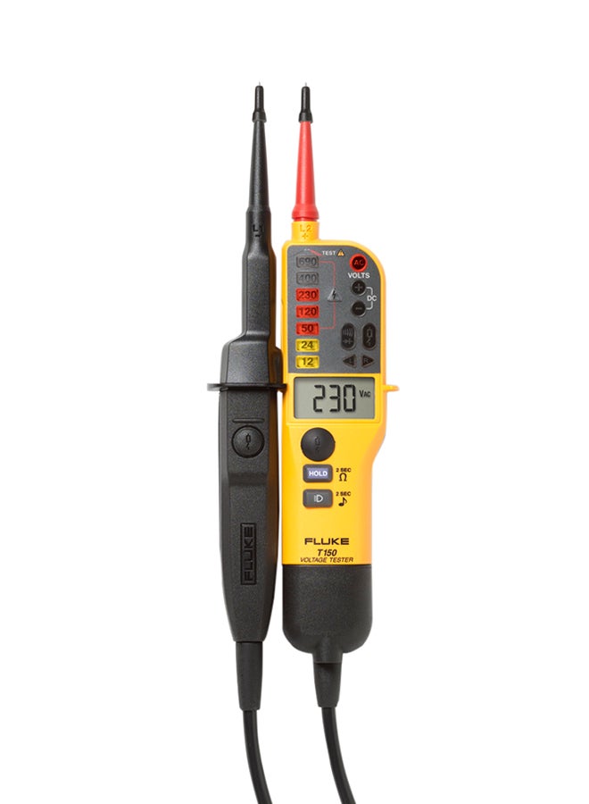 FLUKE - Two-Pole Voltage And Continuity Testers Yellow/Black/Red - Image 1