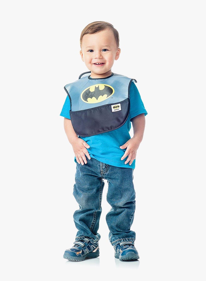 2-Piece Batman Printed Bib Set