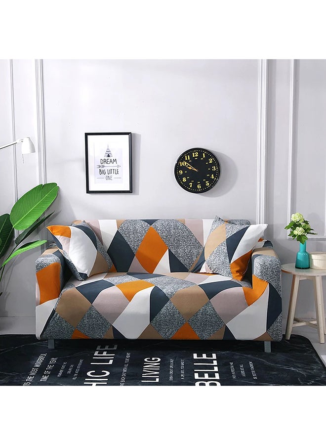 Generic Rombs Two Seater Sofa Cover Multicolour 145-185cm 