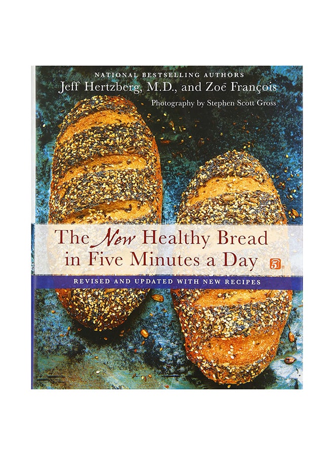 The New Healthy Bread In Five Minutes A Day Hardcover English by Jeff Hertzberg - 42675 - Image 1