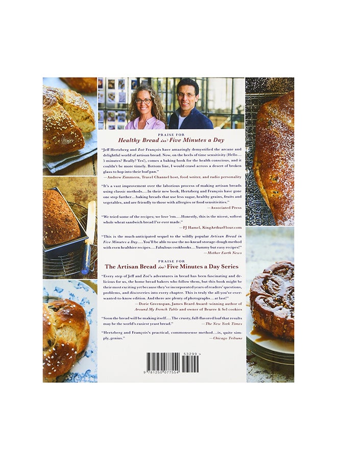 The New Healthy Bread In Five Minutes A Day Hardcover English by Jeff Hertzberg - 42675 - Image 2