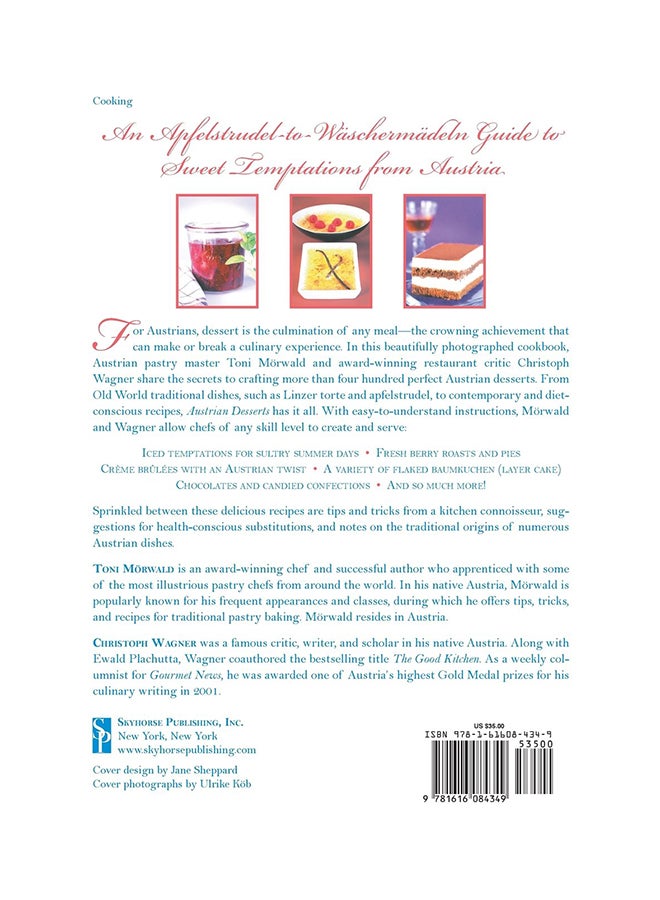 Austrian Desserts Hardcover English by Toni MÃ¶rwald - 41340  - Image 2