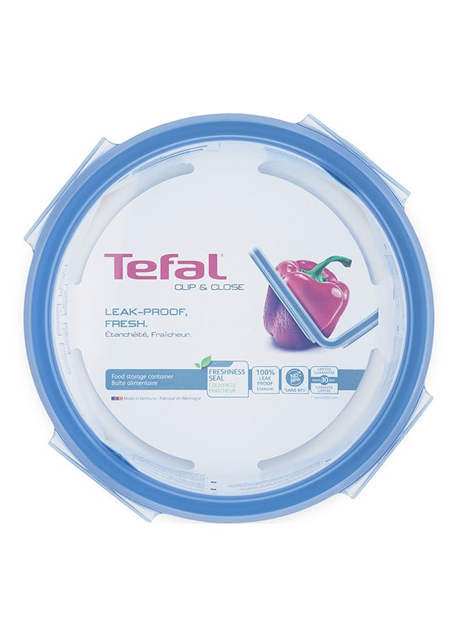 Tefal - Masterseal Food Container Clear/Blue 0.85Liters - Image 1
