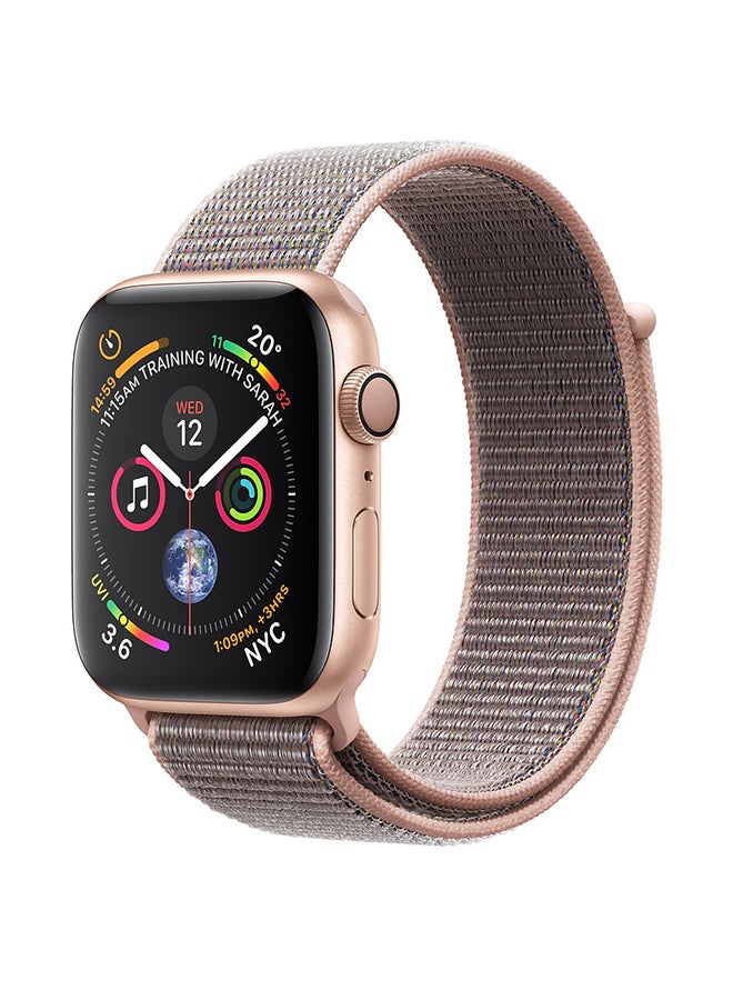 Apple Watch Series 4 GPS Gold Aluminum Case With Sport Loop 40mm Pink Sand - Image 2