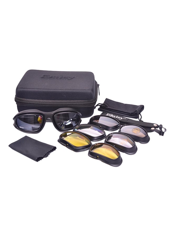 نظارة شمسية نوع C5 تكتيكية بإطار ملتف للرجال