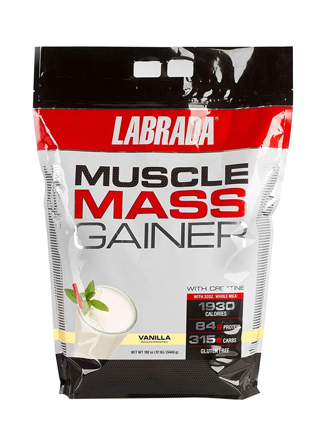 Muscle Mass Gainer Vanilla 12lbs - v1537773428/N18159027A_1