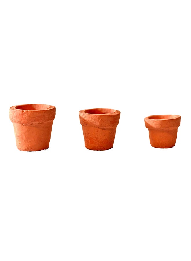 3-Piece Miniature Garden Pot Set 