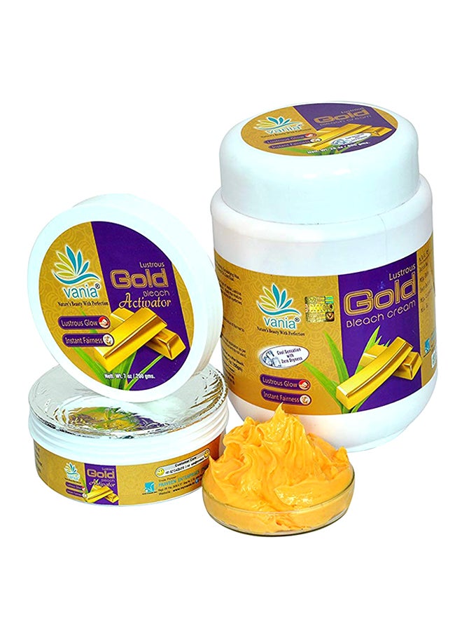 VANIA Lustrous Gold Bleach Activator And Cream Set - Image 1