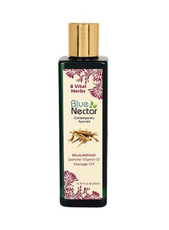 Blue Nectar 8 Vital Herbs Ayurvedic Massage Oil 200ml 