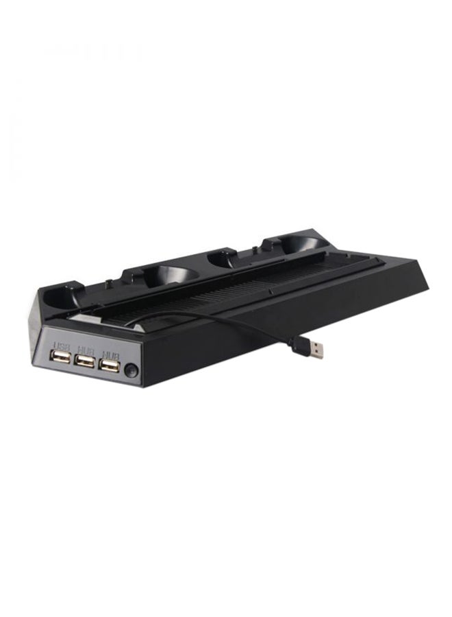 Console Wired Charging  Stand With Cooling Fan For PlayStation 4 Slim - Image 1