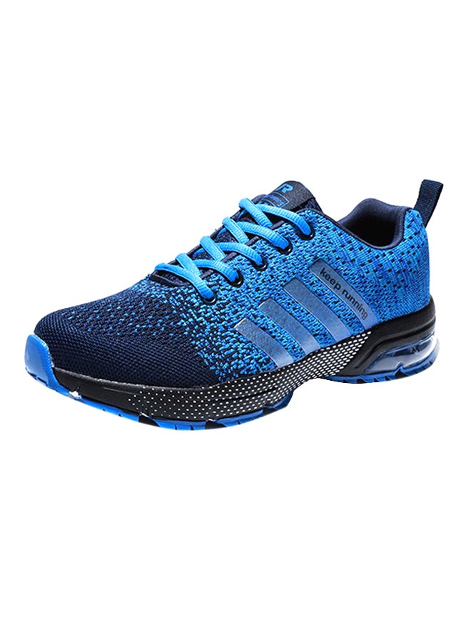 Generic Lace-Up Mesh Detailed Trainers Blue  - Image 2