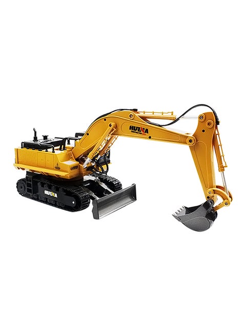 1:16 Scale 2.4GHz 11CH RC Alloy Excavator RTR Mechanical Sound Vehicle - TOYS 1510