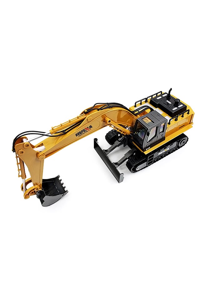 HUINA - 1:16 Scale 2.4GHz 11CH RC Alloy Excavator RTR Mechanical Sound Vehicle - TOYS 1510 - Image 1