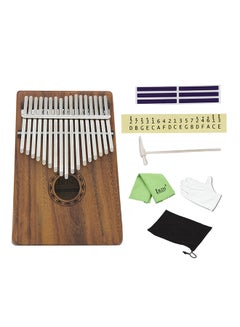 ammoon Portable 17-Keys Kalimba Mbira Pocket Thumb Piano  - Image 1