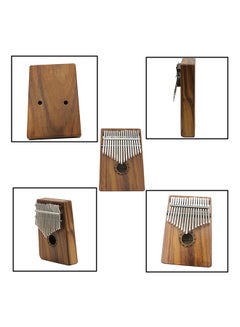 ammoon Portable 17-Keys Kalimba Mbira Pocket Thumb Piano  - Image 5