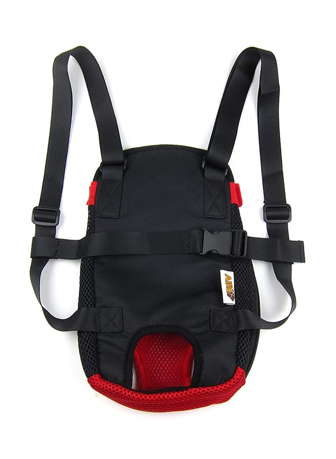 Generic Pet Carrier Backpack Red/Black  - Image 2