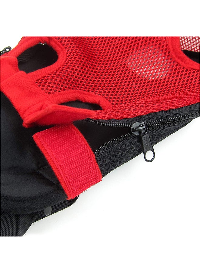 Generic Pet Carrier Backpack Red/Black  - Image 3