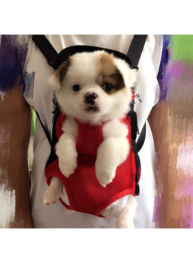 Generic Pet Carrier Backpack Red/Black  - Image 4