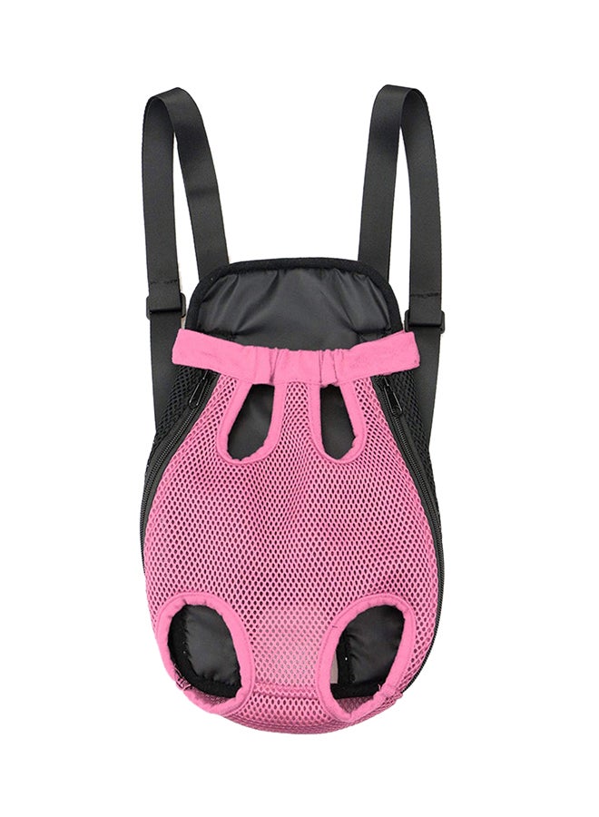 Generic Pet Carrier Backpack Pink/Black  - Image 1