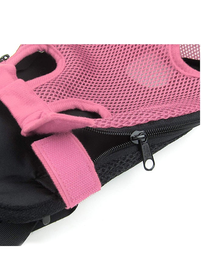 Generic Pet Carrier Backpack Pink/Black  - Image 3