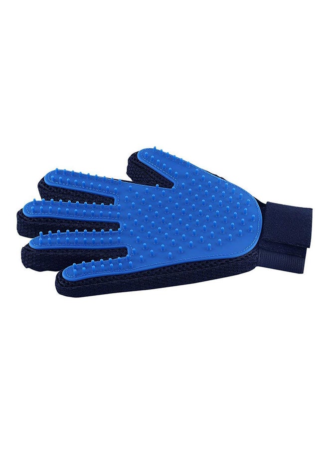 Generic 2-Piece Pet Grooming Gloves Blue/Black - Image 2
