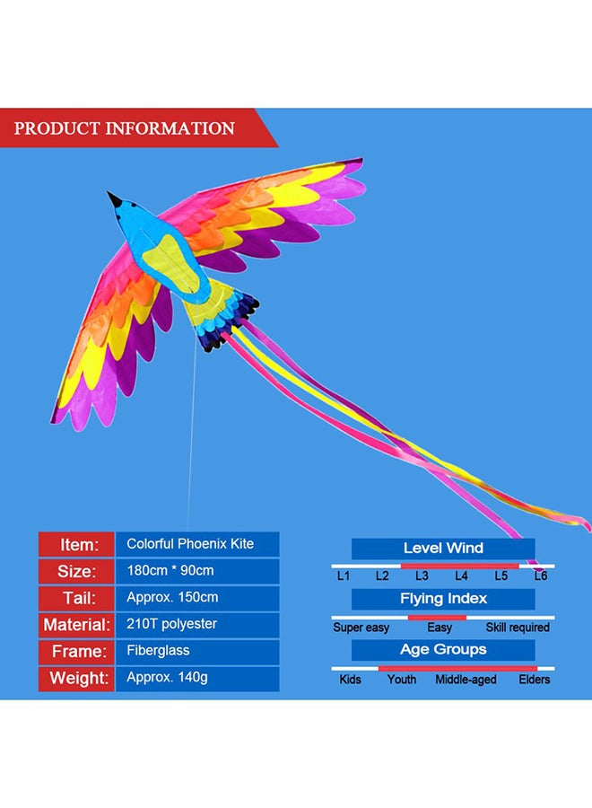 TOMSHOO - Beach Flying Kite With String And Handle 175grams - Image 1