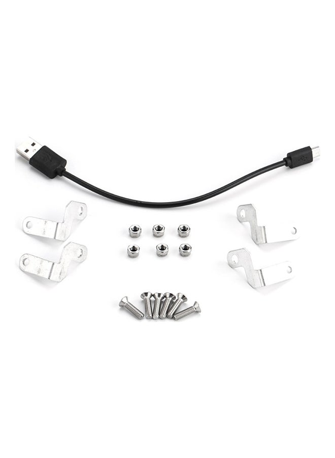 تومشو طقم من أضواء LED للوح التزلج مكون من 4 قطع 15x8x5سم  - Image 4