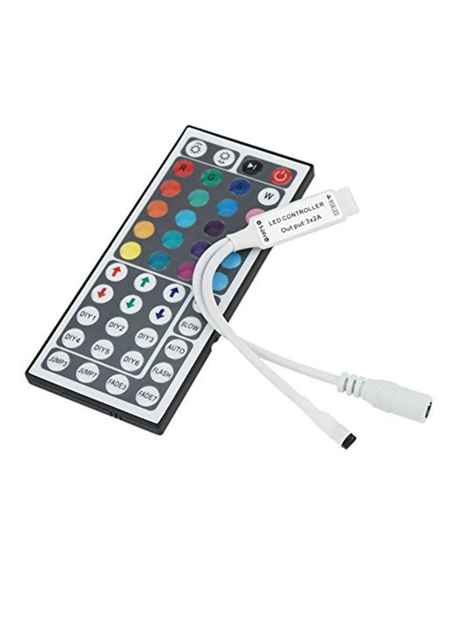 IR Remote Controller For 3528/5050 SMD RGB LED Strip Lights White