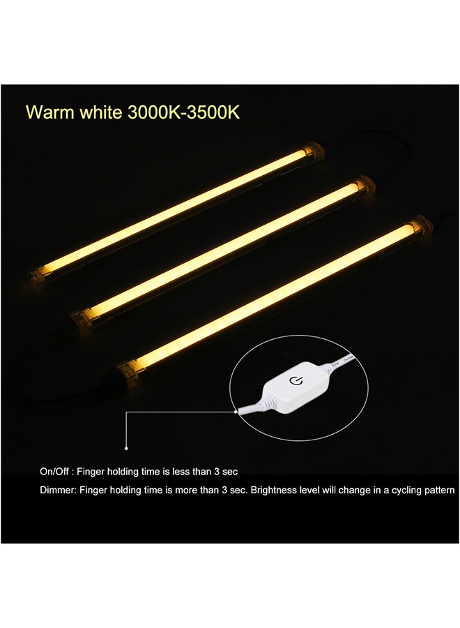 2-Piece LED Touch Sensor Bar Light Warm White 50centimeter - Image 3