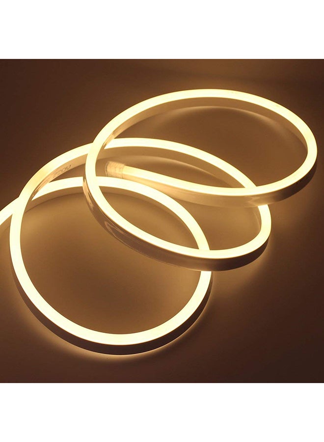 مصباح LED من النيون بشكل حبل أبيض دافئ 60متر - Image 3