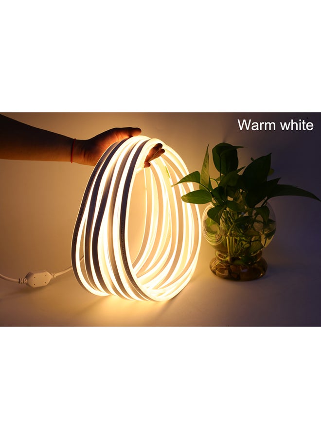 مصباح LED من النيون بشكل حبل أبيض دافئ 60متر - Image 4