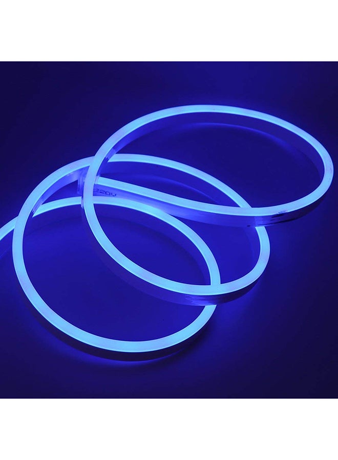 مصباح LED من النيون بشكل حبل أزرق 90متر - Image 3