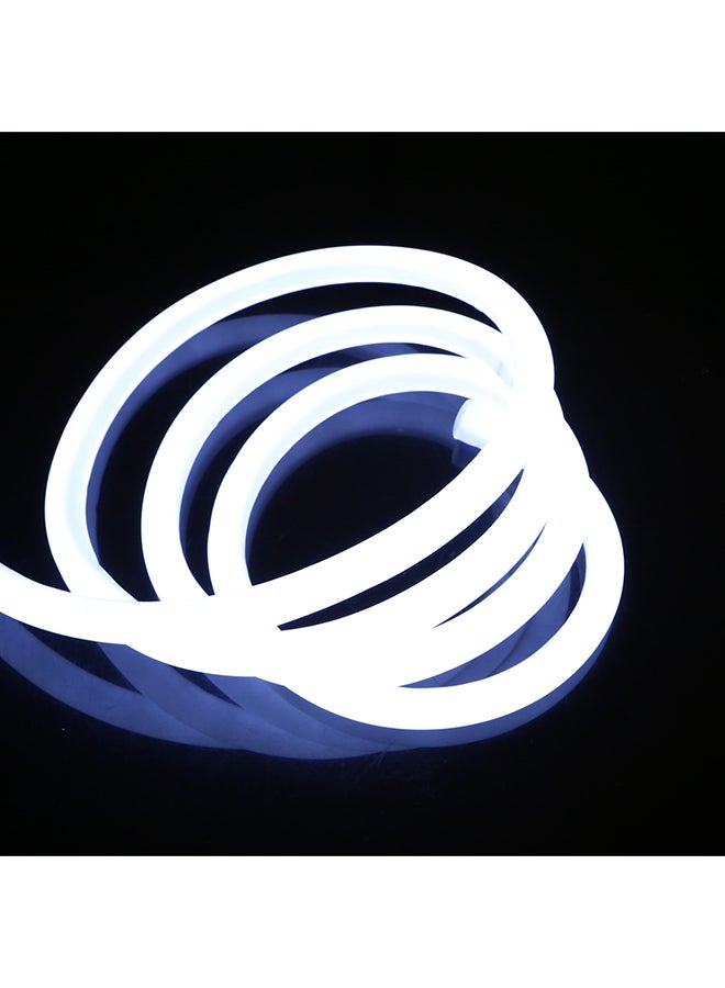 مصباح LED من النيون بشكل حبل أبيض 100متر - Image 2