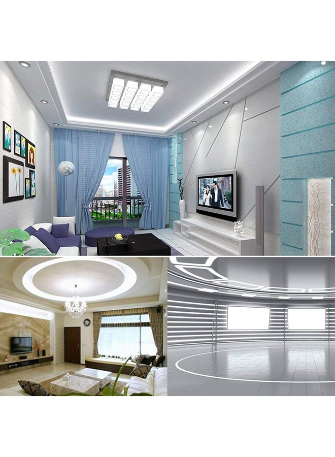 مصباح LED من النيون بشكل حبل أبيض 100متر - Image 3