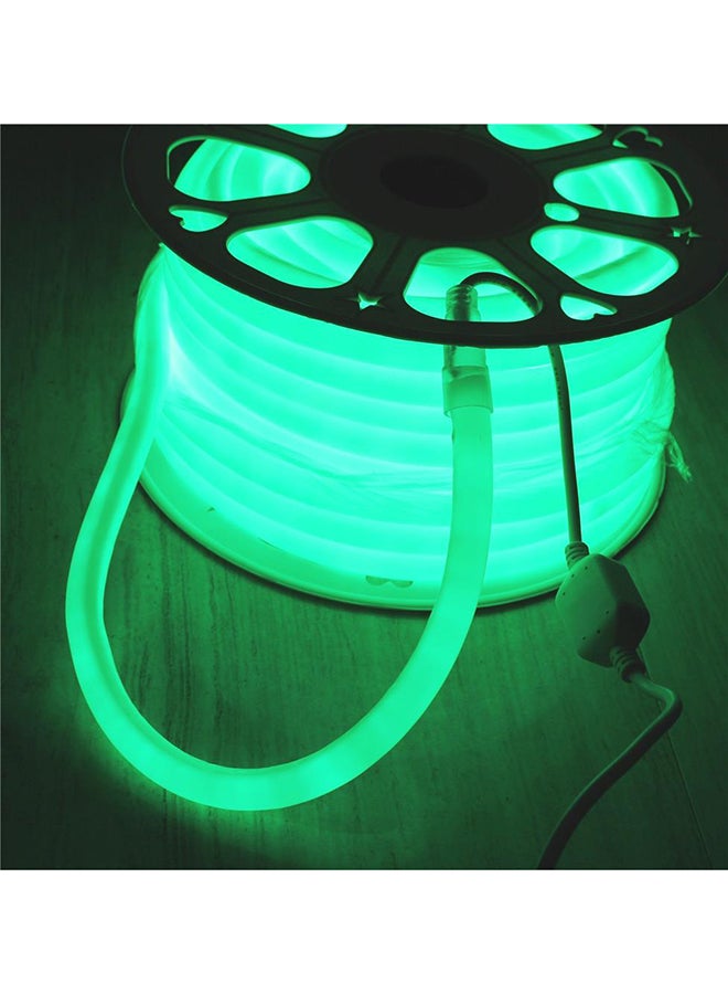 مصباح LED من النيون بشكل حبل أخضر 30متر - Image 2