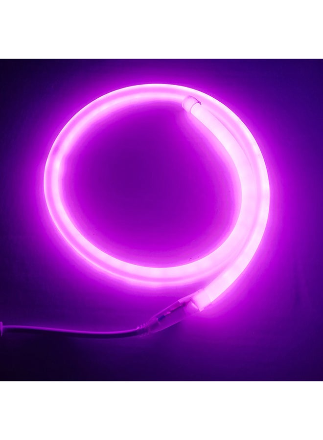 مصباح LED من النيون بشكل حبل وردي 40متر  - Image 2