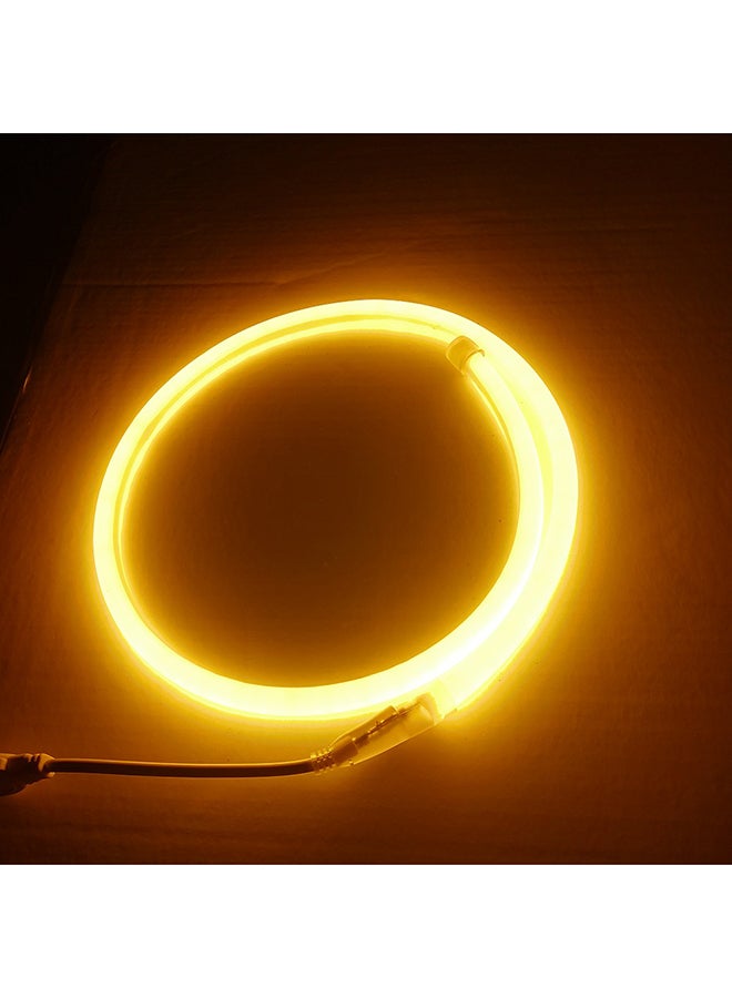 مصباح LED من النيون بشكل حبل أصفر 15متر  - Image 2