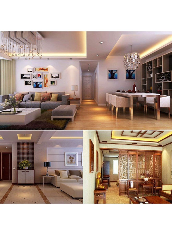 مصباح LED من النيون بشكل حبل أصفر 40متر  - Image 3