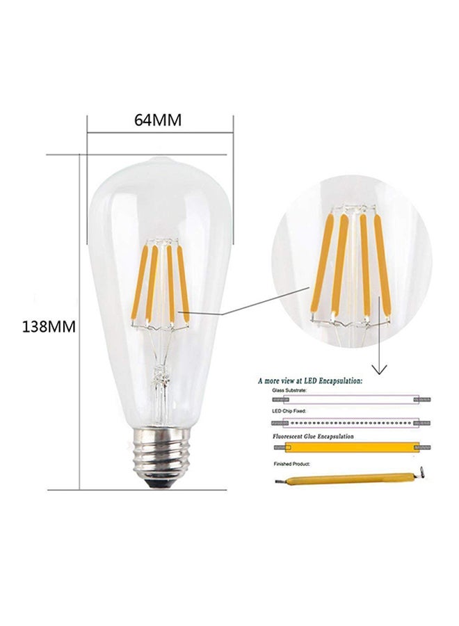 LED Filament Light Bulb Warm White - Image 4