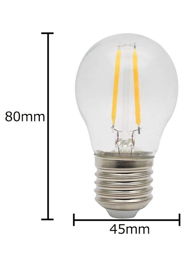 10 مصابيح LED بفتيلة أبيض دافئ - Image 2