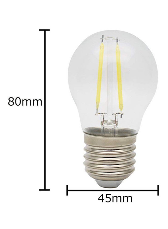 10-Piece LED Filament Light Bulb White - Image 2