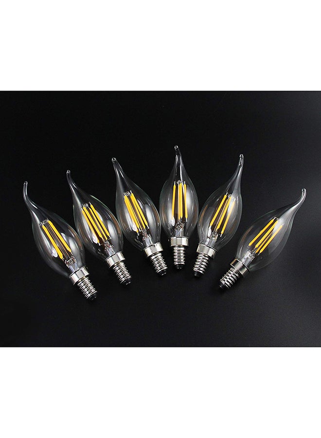 6-Piece Candelabra Light Bulbs Warm White - Image 2
