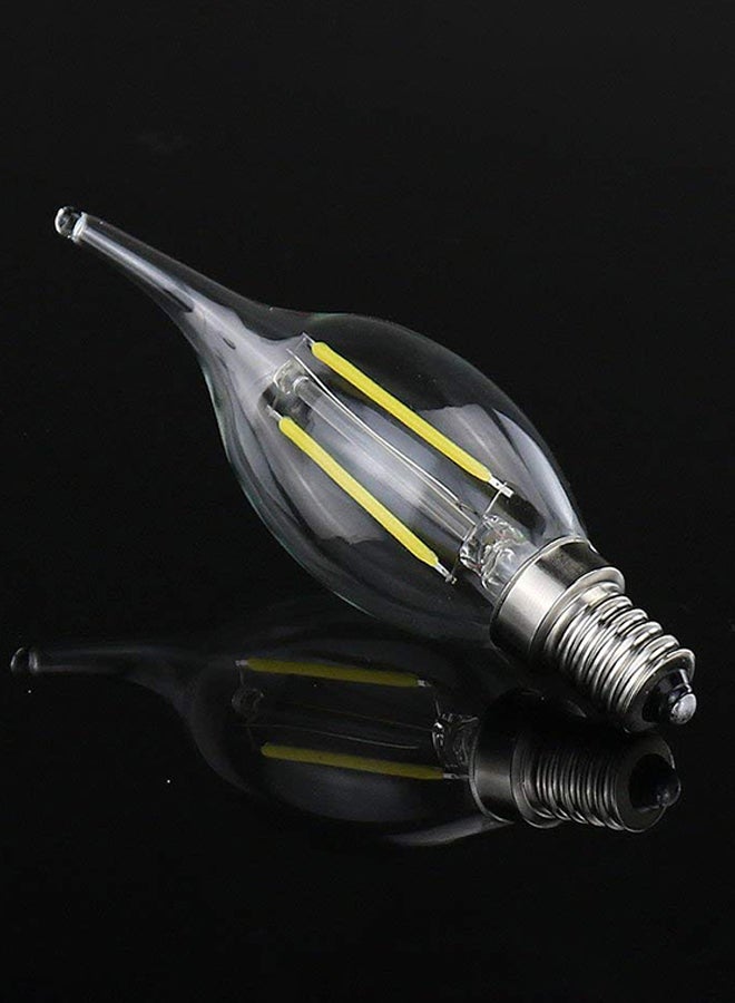 4-Piece LED Filament Candle Light Bulb White - Image 4