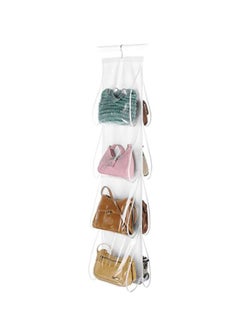 CABINA HOME 8-Pocket Handbag Organizer Clear 33x120cm 