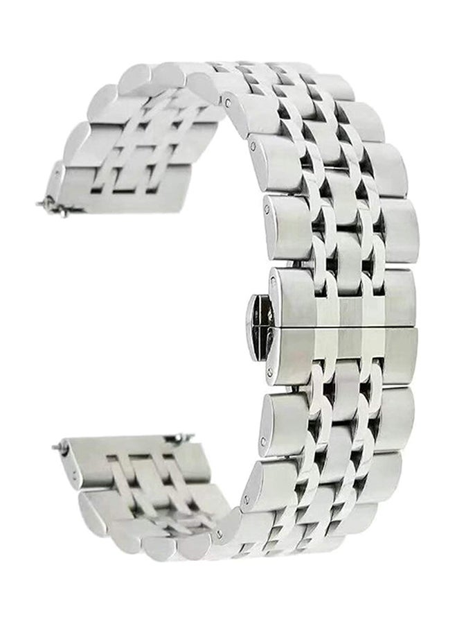 Replacement Band For Samsung Gear S3 Silver - Image 1