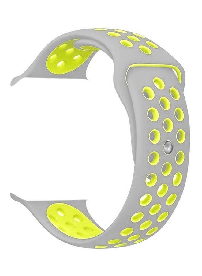 Replacement Band For Smartwatch 42mm Grey/Green