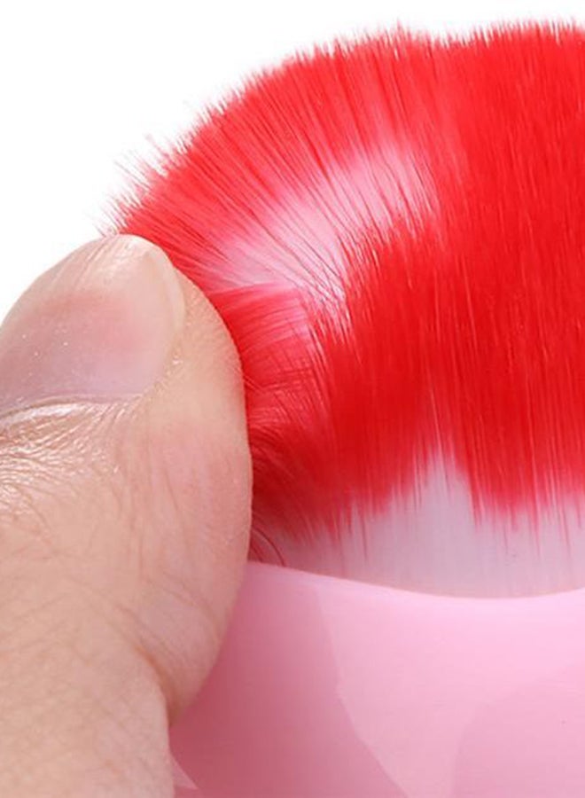 فرشاة مكياج أحادية احترافية على شكل قلب وردي - Image 2