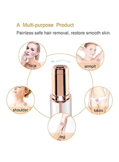 Generic Flawless Wax Body And Facial Hair Remover White/Rose Gold  - Image 2